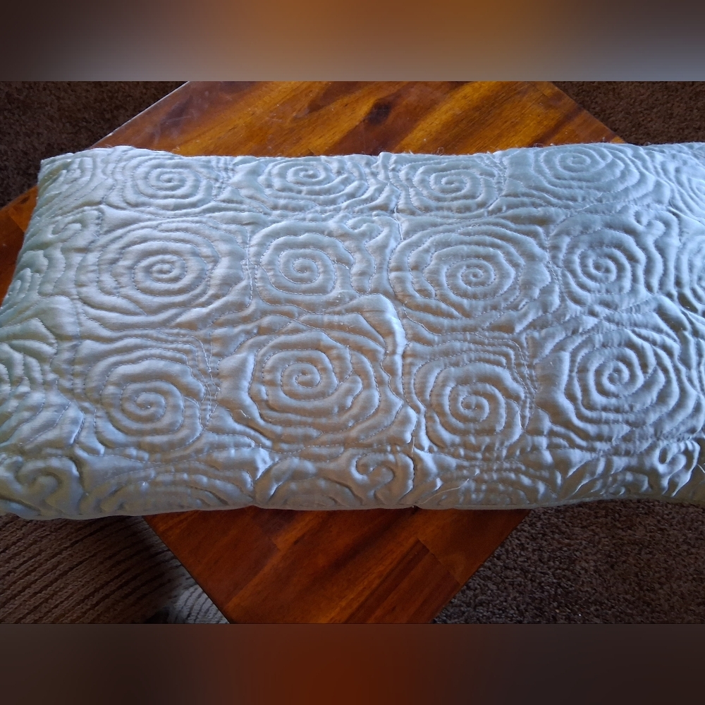 20"X 10" Small Quilted Pillow